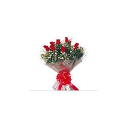 White Fillers Hand Bunch Bouquet