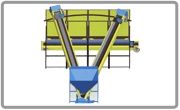 RADIAL CONVEYOR TO LOAD BIN