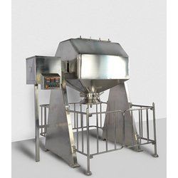 Octagonal Blender - 80% Batch Volume Capacity, Compact Design with Full-Size Inspection Window and Contra Rotary Baffles for Efficient Homogenization