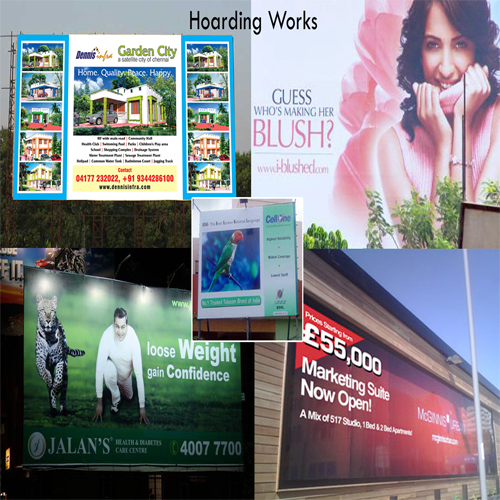 Advertising Hoardings - Durable Weather-Resistant Material, Various Sizes and Shapes - Perfect for Corporate Events, Product Launches, and Advertisements