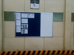 Combination Boards - Half Magnetic & Non-Magnetic Design | Durable, Dual Purpose Wall-Mountable Notice Board