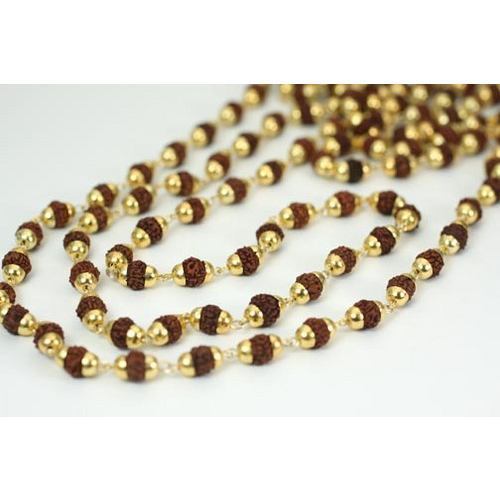 Gold Rudraksha Mala