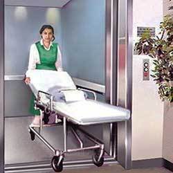 Hospital Lifts - Designed for Hygiene & Size Efficiency | Ideal for Baggage Carts and Hospital Beds