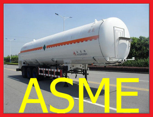  ASME क्रायोजेनिक लिक्विड टैंक सेमी-ट्रेलर 