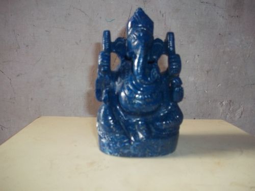 Lapis Ganesha Statue