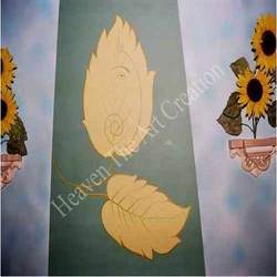 Lord Ganesh In Leaf