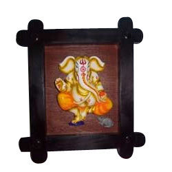 Framed Ganesh Wall Hanging