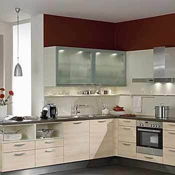 L Shaped Modular Kitchen