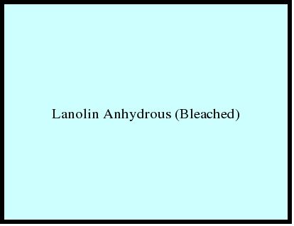 Lanolin Anhydrous (Bleached)