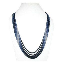 Blue Sapphire Faceted Beads