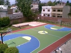 Basketball Flooring - Indoor Wooden, Polyurethane Seamless, Vinyl & Outdoor Acrylic, Rubber | FIBA Certified for Competitive Play, Complete Infrastructure Solutions