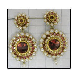 Kundan Meena Earring