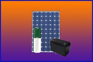 Solar Cfl Home Light System