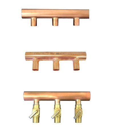 Pex Press Copper Manifolds