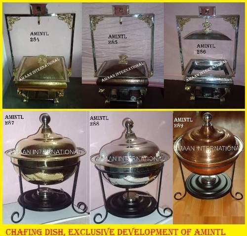 Copper & Brass Chafing Dish - High Capacity Design | Advanced Technology, Modern Machinery, Cost-Effective Solutions