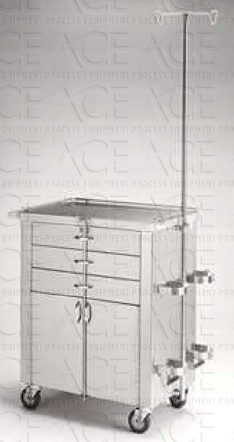 एनेस्थीसिया कार्ट और कैबिनेट