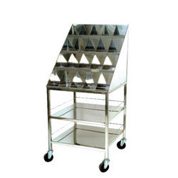 Drug Trolley - High Quality Metal Build , Durable Design for Reliable Medical Supply Management