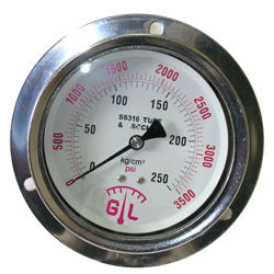 Industrial Pressure Gauge (SSG-250D4FL-CBM)