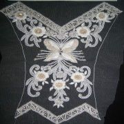 Embroidery on Net Work By SUBRANG ARTS & EXPORTS
