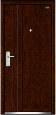 Flat Steel-Wood Armored Doors