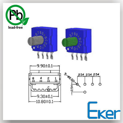 Right Angle Rotary DIP Switch