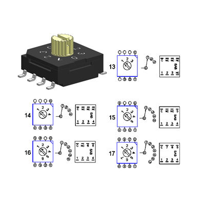 SMT Rotary Selector Switch