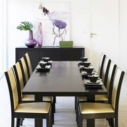 Wooden Dining Table - High Quality Durable Wood, Elegant Design for Modern Interiors