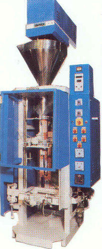 Blue Automatic Form Fill And Seal Machine For Powders