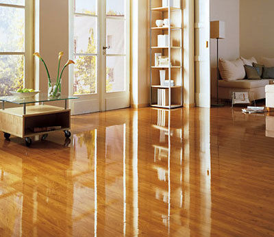 Laminate Wooden Flooring - 8mm to 18mm Thickness, Versatile Designs for Bathrooms and Interior Decoration