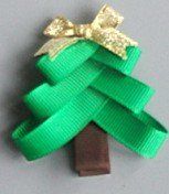 Christmas Tree Hair Clips