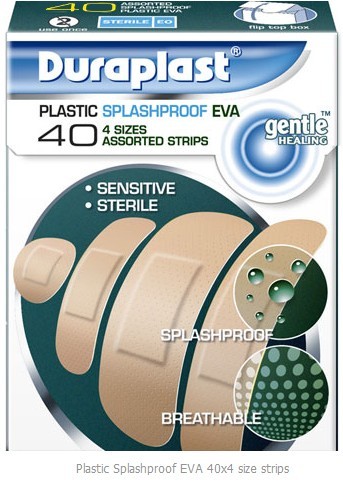 Duraplast Plastic Splash Proof EVA Plasters By Multibrands International