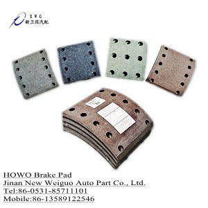 Heavy Vehicle Parts HOWO Brake Pad