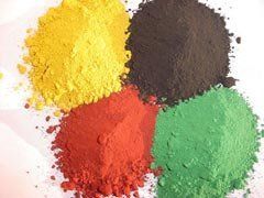 Iron Oxide Red Yellow Green