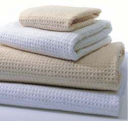 Organic waffle honey combed Towels