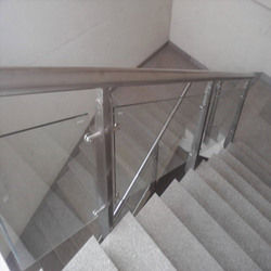SS Glass Spider Railings