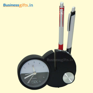 Alarm Clock With Pen Holder