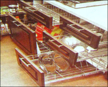 Double Trolly With Drawers