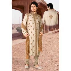 Embroidered Silk Sherwani