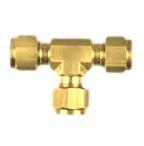 Chrome Platting Brass Tee