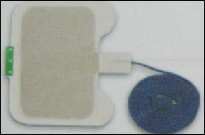 Disposable Single Foil Electrosurgical Patient Plates Adult with Cable