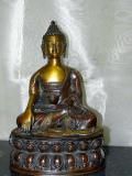 Earth Touching Mudra Brass Buddha Statue