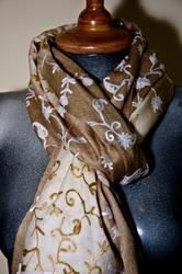 Woolen Embroidered Scarf