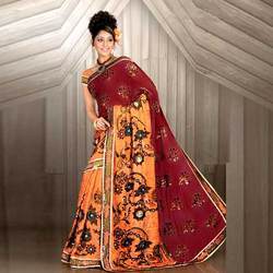 Hand Embroidered Sarees