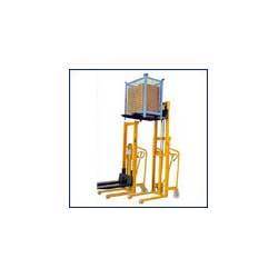 Hydraulic Pallet Stacker - High-Quality Steel Build , Optimized for Enhanced Load Handling