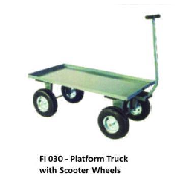 Platform Truck With Scooter Wheels