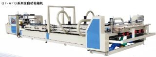 Automatic Folder Gluer Machine - Vacuum Feeding, Adjustable Glue Quantity | High Speed at 150 Sheets/Min, Digital Control System