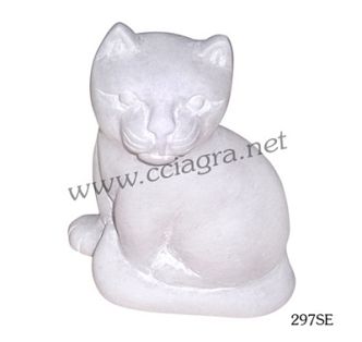 Cat Stone Statue