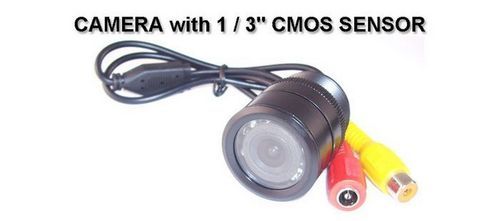 9 Led Night Vision Color Waterproof Rear View Car Camera