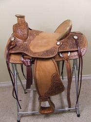 Brown Western Saddle