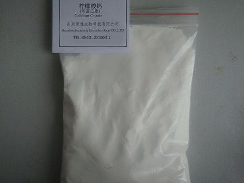 High Soluble Crystal Calcium Citrate